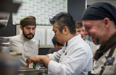 SHIKI Japanese Cuisine – Sushi, Wagyu & Seasonal Japanese Dishes, Lunch, Dinner Restaurant in Vienna, Austria Chef preparing sushi at SHIKI Japanese Cuisine restaurant Vienna